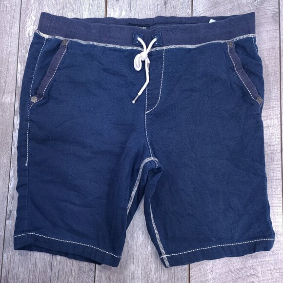 True Religion Sweat Shorts Men XL Thick Stitch Cotton Pullon Stretch Rock Jogger - Picture 2 of 9